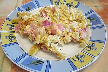 Nudel - Schinken - Auflauf 3