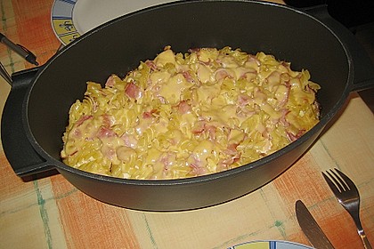 Nudel - Schinken - Auflauf 4