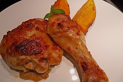 Sambal - Huhn mit S&uuml;&szlig;kartoffeln