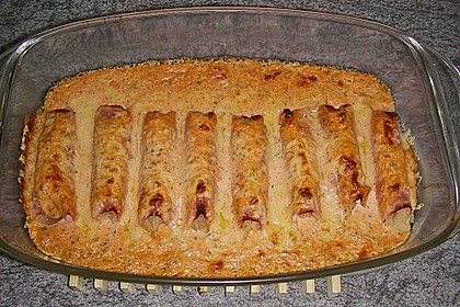 Sauerkraut in Schinken gebacken 2