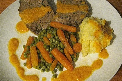 Dreamdealers Hackbraten mit leckerer So&szlig;e