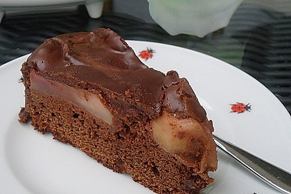 Birnenkuchen mit dem schokoladigsten Schoko - Schokoladen - Schock 8