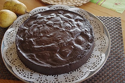 Birnenkuchen mit dem schokoladigsten Schoko - Schokoladen - Schock 16