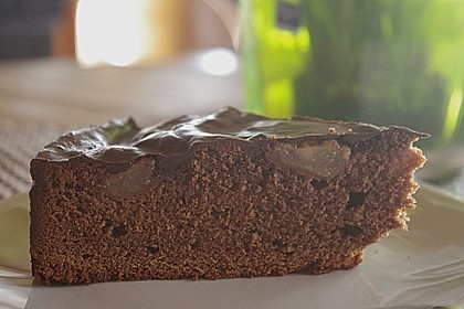 Birnenkuchen mit dem schokoladigsten Schoko - Schokoladen - Schock 15