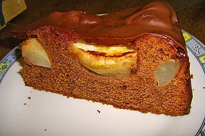 Birnenkuchen mit dem schokoladigsten Schoko - Schokoladen - Schock 13