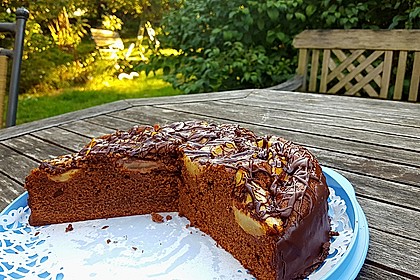Birnenkuchen mit dem schokoladigsten Schoko - Schokoladen - Schock 4