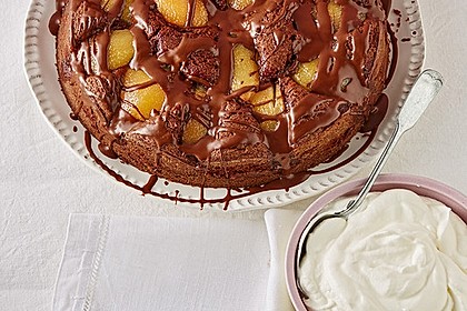 Birnenkuchen mit dem schokoladigsten Schoko - Schokoladen - Schock 2
