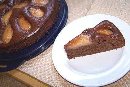 Birnenkuchen mit dem schokoladigsten Schoko - Schokoladen - Schock 3