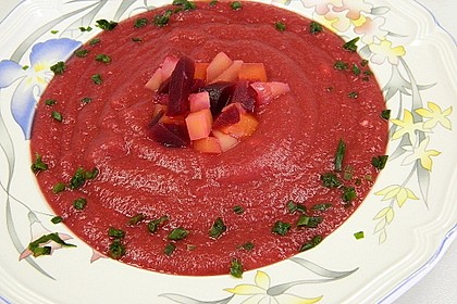 Cremige Rote Bete - Möhren - Suppe 8