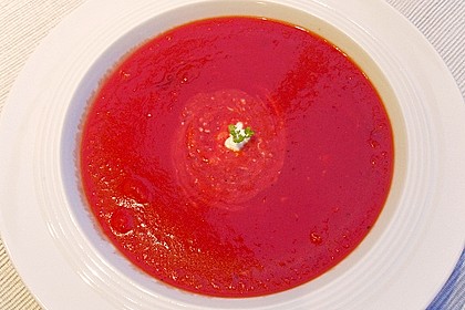 Cremige Rote Bete - Möhren - Suppe 9