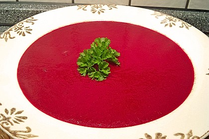 Cremige Rote Bete - Möhren - Suppe 5