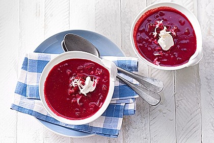 Cremige Rote Bete - Möhren - Suppe