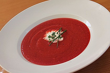 Cremige Rote Bete - Möhren - Suppe 6