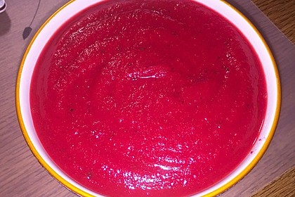 Cremige Rote Bete - Möhren - Suppe 10