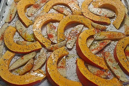 Kartoffel - Kürbis - Wedges 9