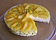 Erfrischende Pfirsich - Frischk&auml;se - Torte