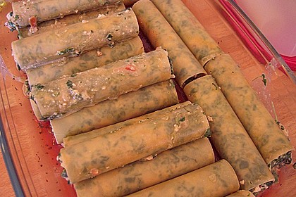 Cannelloni mit Tofu - Spinatf&uuml;llung 1