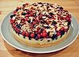 Sommerliche Beeren - Puddingtorte