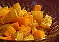 Herzhafter Orangensalat