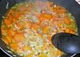 Vegetarische M&ouml;hren - Zwiebelpfanne