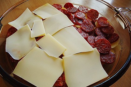 Chorizo - Kartoffeln mit Raclettek&auml;se 3