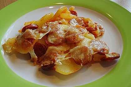 Chorizo - Kartoffeln mit Raclettek&auml;se 5