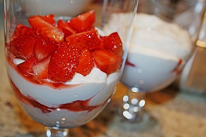 Erdbeeren mit Vanillequark 6
