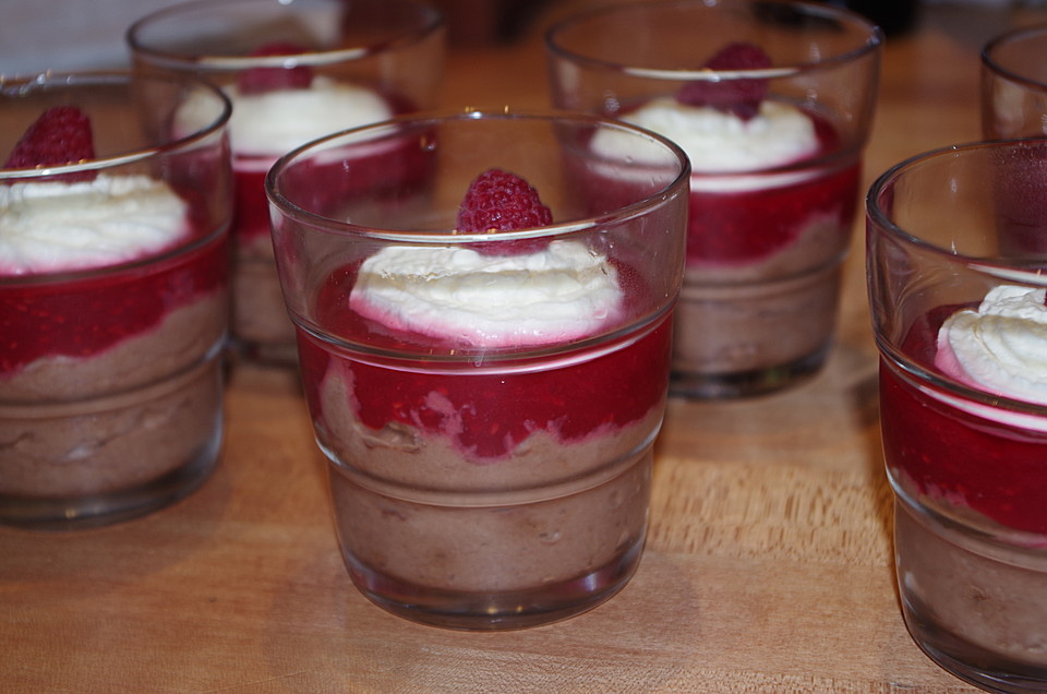 Himbeer Schoko Mousse (Rezept mit Bild) von kaliorexi