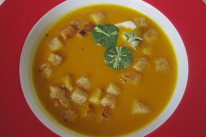 Fruchtige K&uuml;rbissuppe 1