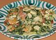 Lachsfilet in Spinatsauce mit Feta