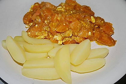 Fettarmes K&uuml;rbisgulasch