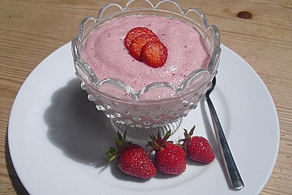 Erdbeer - Grießbrei