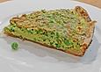 Erbsenquiche mit Blauschimmelk&auml;se