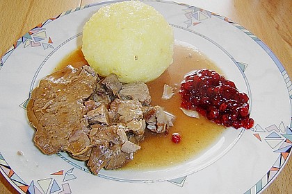 Sauerbraten vom Reh