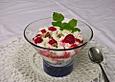 Mascarpone - Quarkcreme mit Himbeeren und Baiser