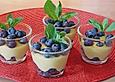 Schwedische Zimtcreme mit Blaubeeren