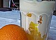 Mascarponecreme mit Orangensalat