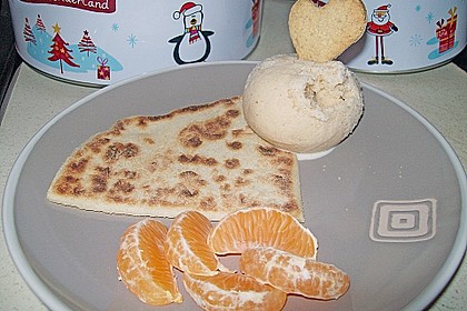 Vanilleeis mit Honigmandeln 2