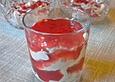 Zimtquark � Mascarponecreme mit Erdbeermus