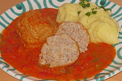 Reis - Hackfleisch - B&auml;llchen