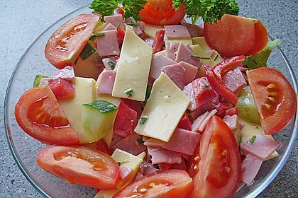 K&auml;sesalat mit Buttermilchdressing