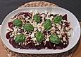 Rote Bete Salat mit Schafk&auml;se & Balsamico - Dressing
