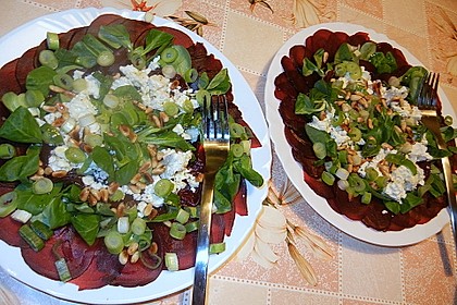 Rote Bete Salat mit Schafk&auml;se & Balsamico - Dressing 5