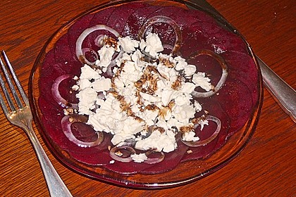 Rote Bete Salat mit Schafk&auml;se & Balsamico - Dressing 6