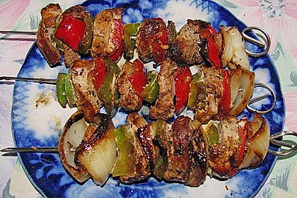 Schweinespie&szlig; an Safranreis 1