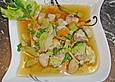 Chinesische Gem&uuml;sesuppe mit H&uuml;hnerfleisch