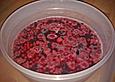 Beeren  - Bowle mit Waldbeeren