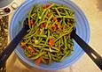 Lauwarmer Bohnensalat