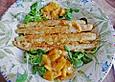 Spargel aus der Pfanne mit Mangorelish