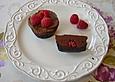 Tr&uuml;ffel - T&ouml;rtchen mit Himbeeren
